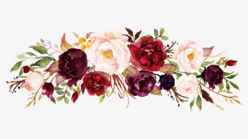 Floral Design Flower Marsala Wine Clip Art - Flower Wedding Invitation Background, HD Png Download, Transparent PNG