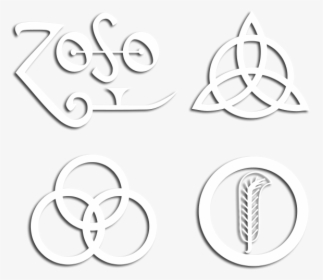 Symbols Led Zeppelin Logo, HD Png Download, Transparent PNG