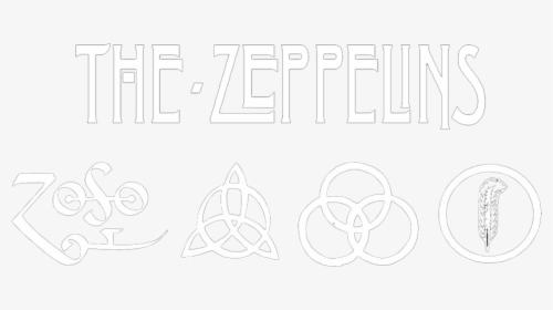 Transparent Zeppelin Png - Led Zeppelin Logo Art, Png Download, Transparent PNG