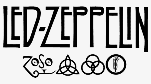 Led Zeppelin Band Logo, HD Png Download, Transparent PNG