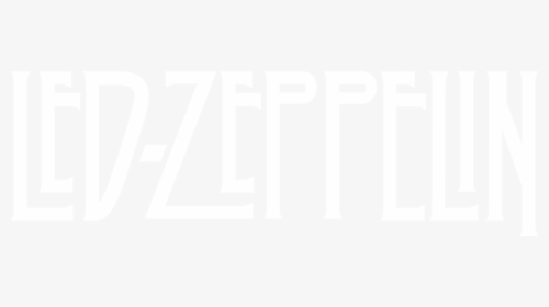 Led Zeppelin Logo - Led Zeppelin Logo White, HD Png Download, Transparent PNG