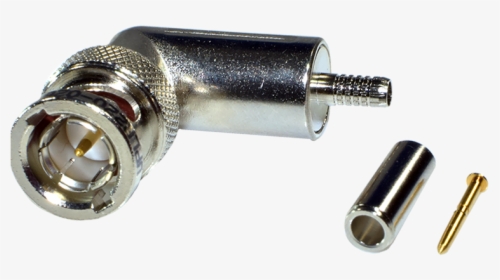 Bnc Plug Right Angle Crimp Coaxial Connector - Electrical Connector, HD Png Download, Transparent PNG