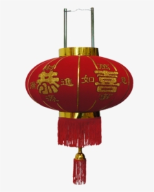 Chinese Red Lantern Decoration - Chinese Red Lantern Transparent, HD Png Download, Transparent PNG