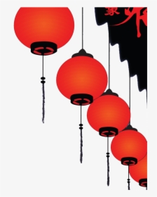 Red Lantern Festival Lantern Png Decorative Elements - Chinese Moon Festival 2019, Transparent Png, Transparent PNG