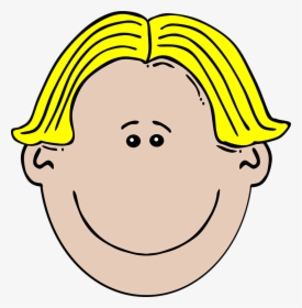 Blonde, Boy, Man, Faces, Face, Happy, Smiling, Content - Blonde Hair Boys Cartoon, HD Png Download, Transparent PNG