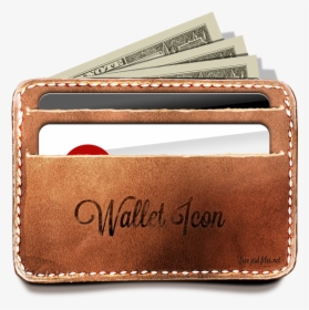 Wallet Icon Mockup Png Download Free - Leather Wallet Mockup Free, Transparent Png, Transparent PNG
