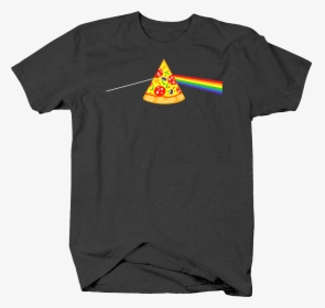 Dark Side Of The Mushroom Pizza Prism Pink Floyd Album - Rt Charger Shirt, HD Png Download, Transparent PNG