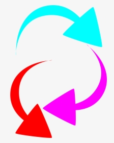 Curved Color Arrows Clip Arts - Curved Color Arrow, HD Png Download, Transparent PNG