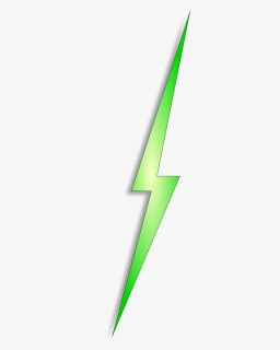 Arrow - Transparent Green Lightning Bolt Png, Png Download, Transparent PNG