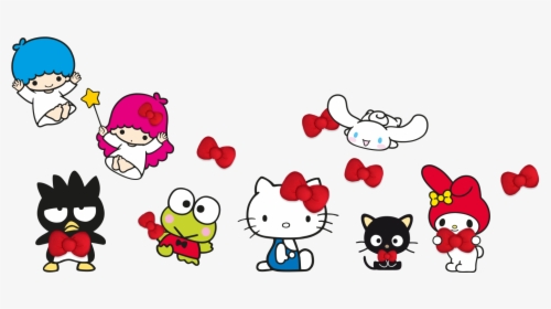 All The Hello Kitty Characters, HD Png Download, Transparent PNG