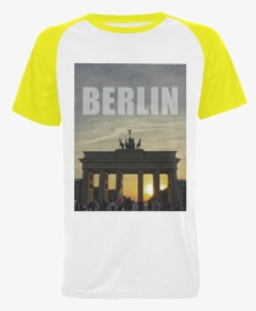 Berlin Brandenburg Gate Sunset Men S Raglan T-shirt - Piano, HD Png Download, Transparent PNG