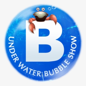 Underwater Bubble Show Logo , Transparent Cartoons - Circle, HD Png Download, Transparent PNG
