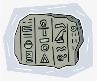 Vector Illustration Of Ancient Egyptian Hieroglyphics - Geroglifico, HD Png Download, Transparent PNG