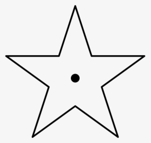 Simple Starfish - Dallas Cowboys Star Black And White, HD Png Download, Transparent PNG