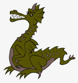 Green Dragon Svg Clip Arts - Animated Picture Of A Dragon, HD Png Download, Transparent PNG