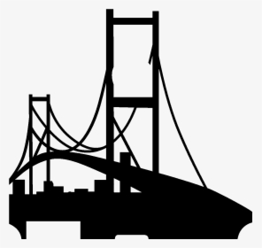 Golden Gate Bridge Vector Art - Civil Engineering Logo Png, Transparent Png, Transparent PNG