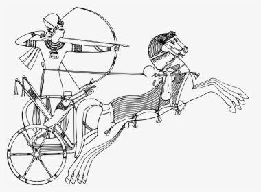 Transparent Egypt Clipart - Egyptian Chariots Coloring Page, HD Png Download, Transparent PNG