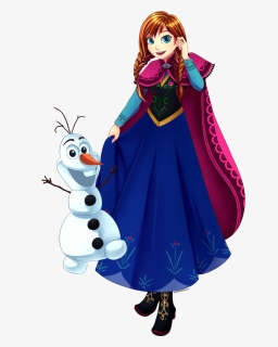 Anna And Olaf From Frozen Clipart , Png Download - Reine De Neige En Png, Transparent Png, Transparent PNG