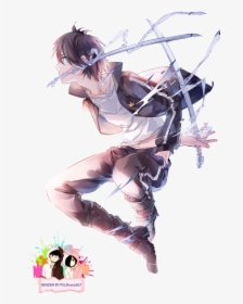 Anime Boy With Katana, HD Png Download, Transparent PNG