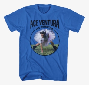 Football Stance Ace Ventura T-shirt - Back In Black T Shirt, HD Png Download, Transparent PNG