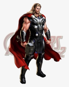 Avengers Alliance Marvel Ultimate Alliance 2 Thor Hulk - Ultimate Alliance 3 Thor, HD Png Download, Transparent PNG