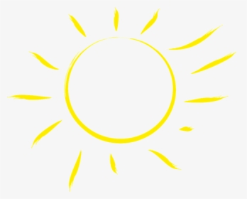 The Sun, Sweetheart, Yellow, Weather, The Rays, Radius - Genomskinlig Sol, HD Png Download, Transparent PNG