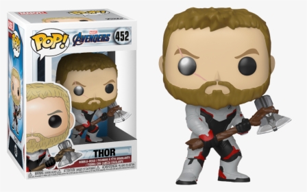 Thor In Team Suit Pop Vinyl Figure - Funko Pop De Avengers Endgame, HD Png Download, Transparent PNG