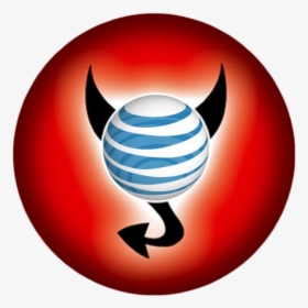 Att Evil Logo - At&t, HD Png Download, Transparent PNG