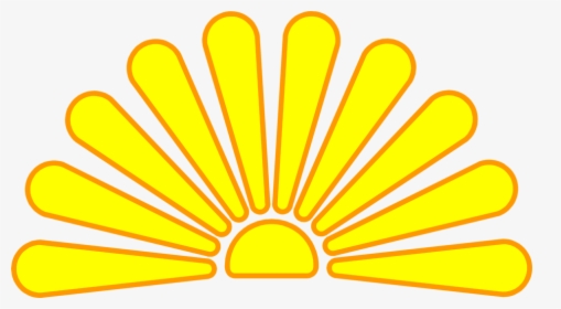 Transparent Sun Clipart - Sun Rising Clear Background, HD Png Download, Transparent PNG