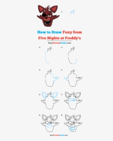 How To Draw Foxy From Five Days At Freddy S - Draw Angry Birds Step By Step, HD Png Download, Transparent PNG