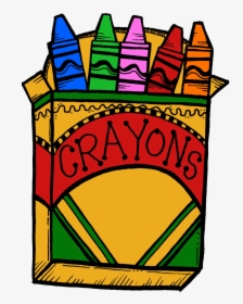 Box Of Crayons Clipart, HD Png Download, Transparent PNG