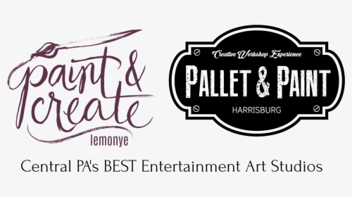 Pallet And Paint Logo - Calligraphy, HD Png Download, Transparent PNG