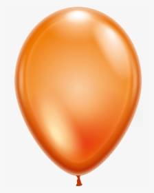 100 Balloons Crystal Orange - Transparent Background Orange Balloon, HD Png Download, Transparent PNG
