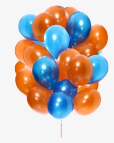 Picture Of Midnight Summer - Blue And Orange Balloons Transparent, HD Png Download, Transparent PNG