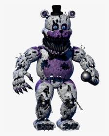 Nightmare Funtime Freddy - Nightmare Funtime Freddy Baby's Nightmare Circus, HD Png Download, Transparent PNG