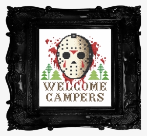 Jason Voorhees Cross Stitch, HD Png Download, Transparent PNG