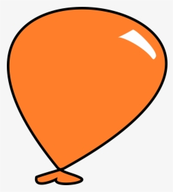 Balloon, Orange, Air, Color, Fly - Cartoon Water Balloon, HD Png Download, Transparent PNG