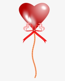 Transparent Orange Balloons Png - Heart Balloon, Png Download, Transparent PNG