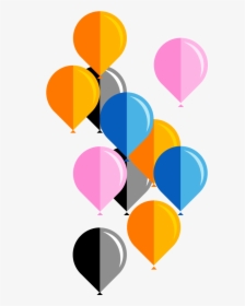 Transparent Clipart Gratuit Anniversaire - Balloon, HD Png Download, Transparent PNG