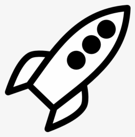 Airplane Svg Clip Arts - Simple Easy Rocket Drawing, HD Png Download, Transparent PNG