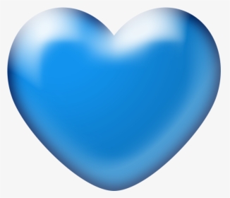 3d Blue Heart Png Image Transparent Background Download - Transparent Blue Heart Png, Png Download, Transparent PNG