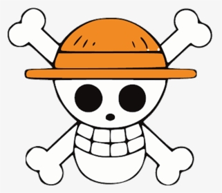 Onepiece Luffy Anime Pirate Pirata Logo Skull Caveira - Custom Jolly Roger One Piece, HD Png Download, Transparent PNG