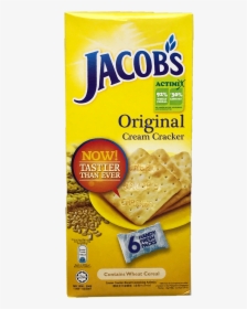 Jacob S Original Cream Cracker 8x30g   Title Jacob - Jacobs Original Cream Crackers, HD Png Download, Transparent PNG