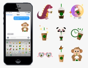Sbx Emoji Keyboard Mock Pullout V2 - Iphone, HD Png Download, Transparent PNG