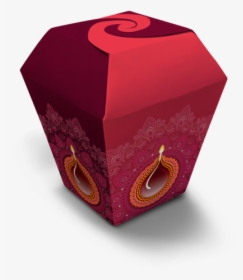 Designer Single Cupcake Celebration Box - Box, HD Png Download, Transparent PNG