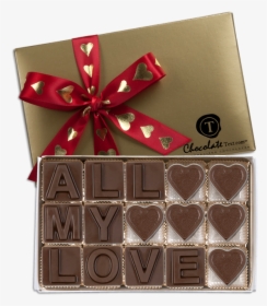 Pre-made Chocolate Boxes - Message Chocolate, HD Png Download, Transparent PNG