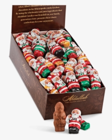 Milk Chocolate Foiled Mini Santas - Chocolate Truffle, HD Png Download, Transparent PNG