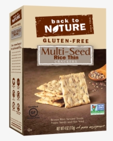 Back To Nature Stoneground Wheat Crackers, HD Png Download, Transparent PNG