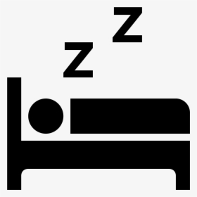 Sleeping In Bed Icon, HD Png Download, Transparent PNG