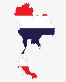 Transparent World Flag Png - Thailand Map Outline Png, Png Download, Transparent PNG